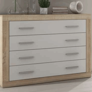 Cómoda cuba 4 cajones